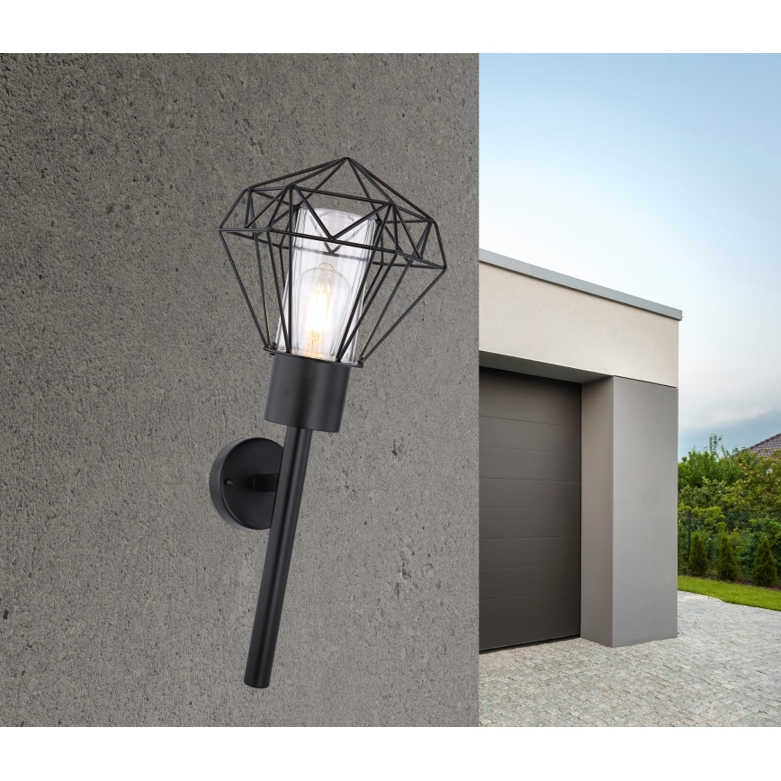 Globo - Outdoor wall light 1xE27/15W/230V IP44