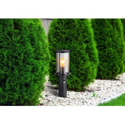 Globo - Outdoor lamp with sensor 1xE27/60W/230V IP54 45cm