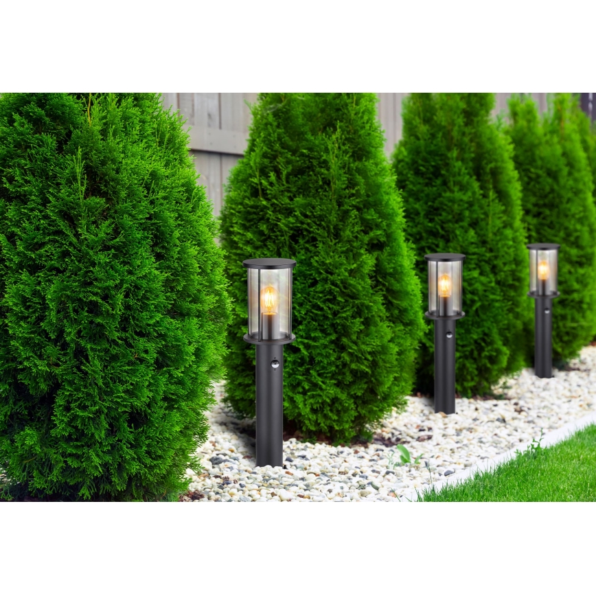 Globo - Outdoor lamp with sensor 1xE27/60W/230V 60 cm IP54