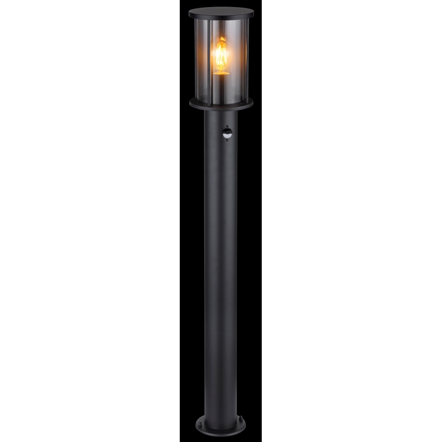 Globo - Outdoor lamp with sensor 1xE27/60W/230V 100 cm IP54