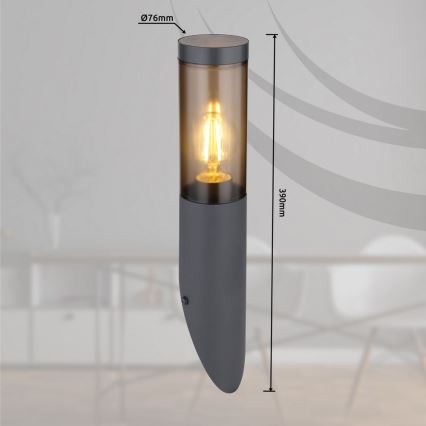 Globo - Outdoor wall light 1xE27/60W/230V IP44