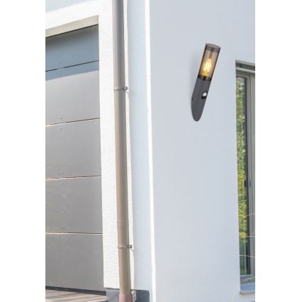 Globo - Outdoor wall light with a sensor 1xE27/15W/230V IP44