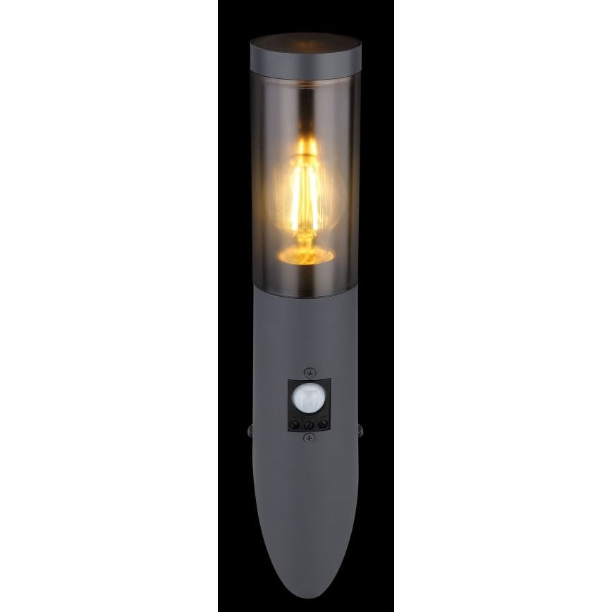 Globo - Outdoor wall light with a sensor 1xE27/15W/230V IP44