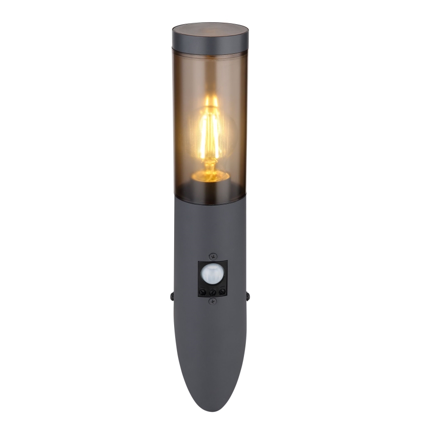 Globo - Outdoor wall light with a sensor 1xE27/15W/230V IP44