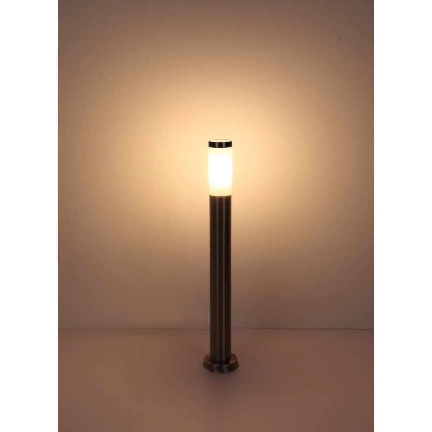 Globo - Outdoor lamp 1xE27/23W/230V IP44 80 cm shiny chrome