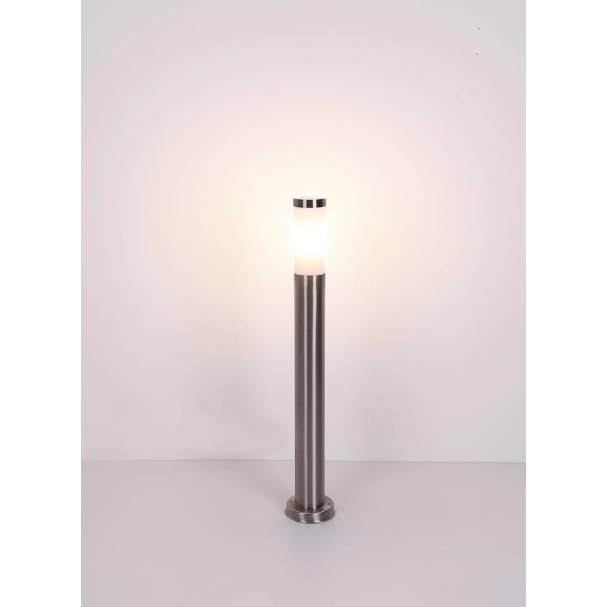 Globo - Outdoor lamp 1xE27/23W/230V IP44 80 cm shiny chrome