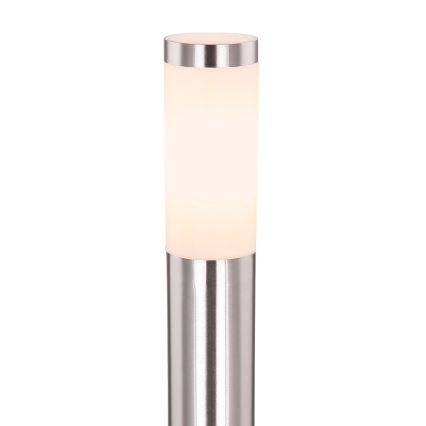 Globo - Outdoor lamp 1xE27/23W/230V IP44 80 cm shiny chrome