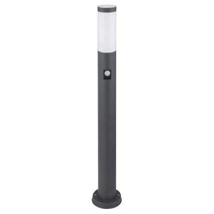 Globo - Outdoor lamp with sensor 1xE27/15W/230V IP44 80 cm anthracite