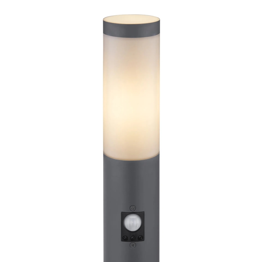 Globo - Outdoor lamp with sensor 1xE27/15W/230V IP44 80 cm anthracite