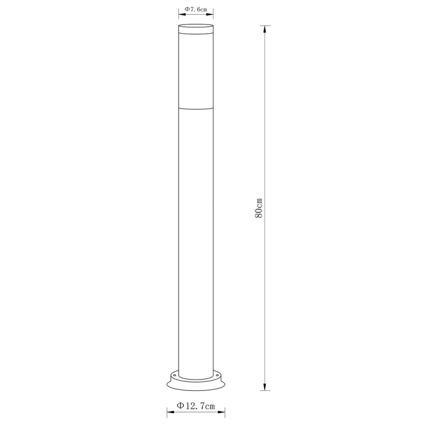Globo - Outdoor lamp 1xE27/23W/230V 80 cm IP44