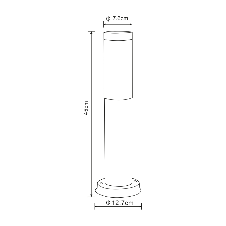 Globo - Outdoor lamp 1xE27/60W/230V 45 cm IP44