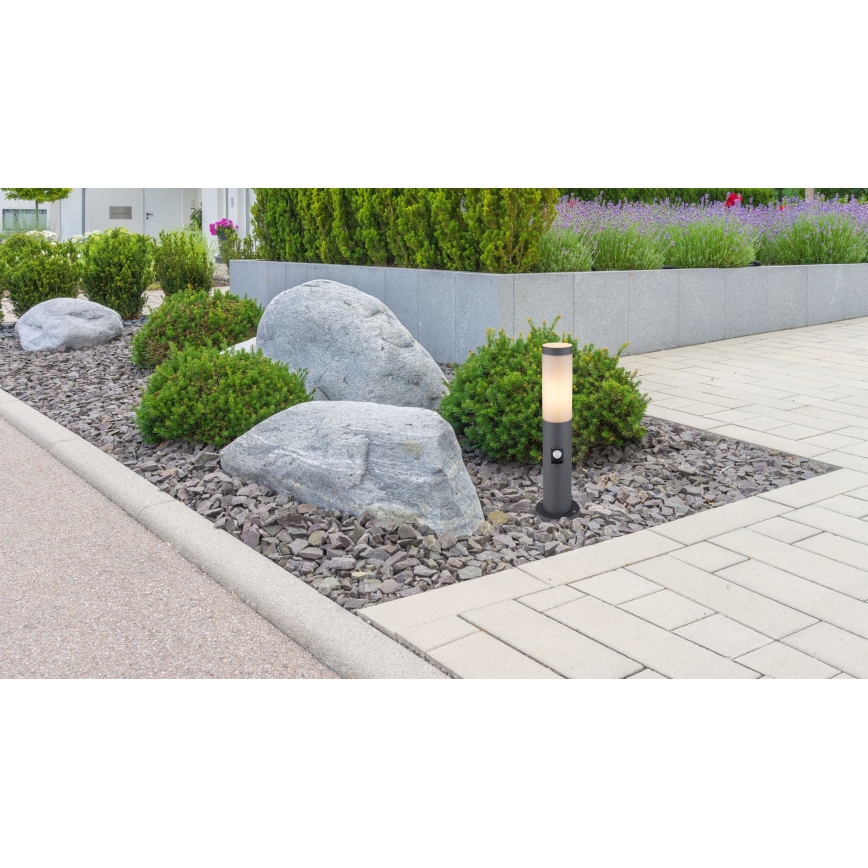 Globo - Outdoor lamp with sensor 1xE27/15W/230V 45 cm IP44