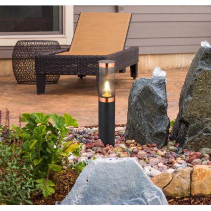 Globo - Outdoor lamp 1xE27/23W/230V IP44 45 cm black/copper
