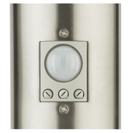 Globo - LED Outdoor lamp with a sensor and 2 sockets LED/9W/230V 60 cm SCHUKO IP44