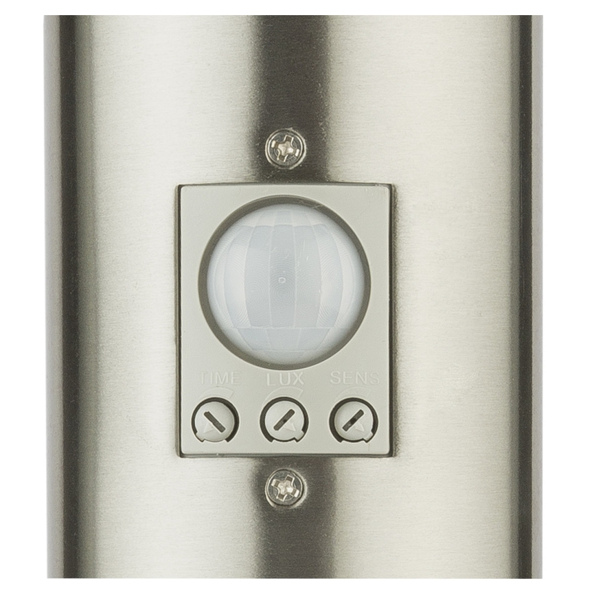 Globo - LED Outdoor lamp with a sensor and 2 sockets LED/9W/230V 60 cm SCHUKO IP44