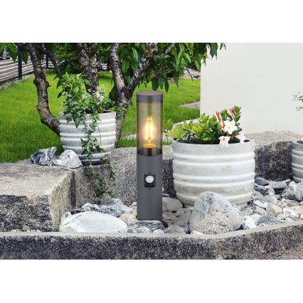 Globo - Outdoor lamp with sensor 1xE27/15W/230V 45 cm IP44