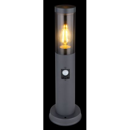Globo - Outdoor lamp with sensor 1xE27/15W/230V 45 cm IP44