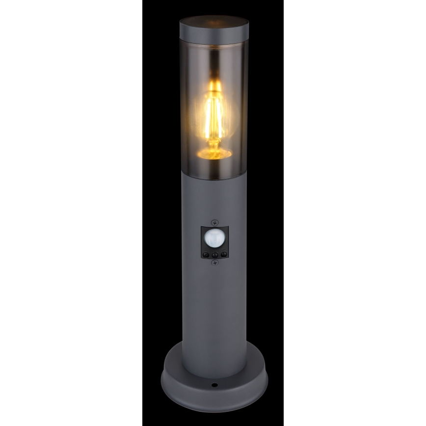 Globo - Outdoor lamp with sensor 1xE27/15W/230V 45 cm IP44