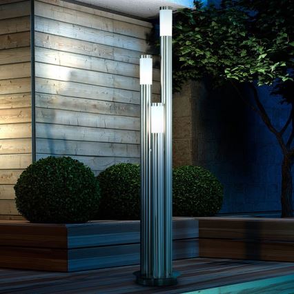 Globo - Outdoor lamp 3xE27/60W/230V 170 cm IP44