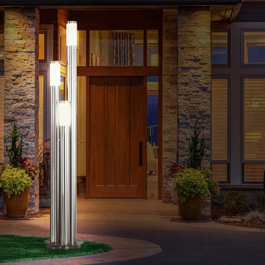 Globo - Outdoor lamp 3xE27/60W/230V 170 cm IP44