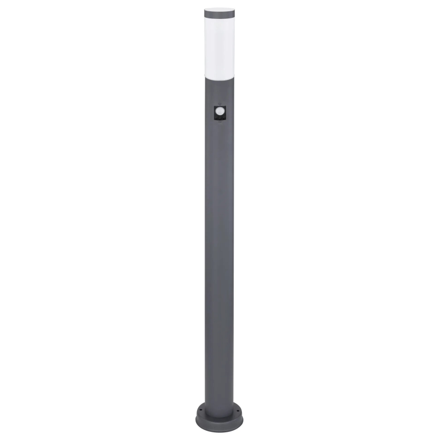 Globo - Outdoor lamp with sensor 1xE27/15W/230V IP44 110 cm anthracite