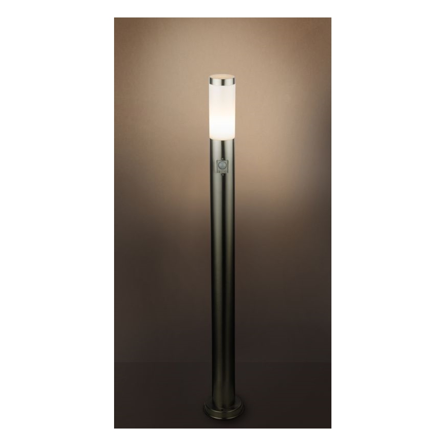 Globo - Outdoor lamp with sensor 1xE27/60W/230V 110 cm IP44