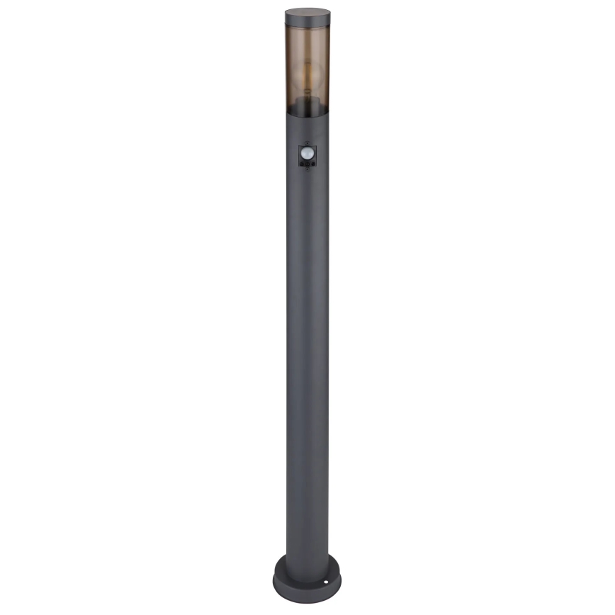 Globo - Outdoor lamp with sensor 1xE27/15W/230V IP44 110 cm black