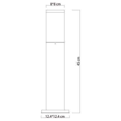 Globo - Outdoor lamp 1xE27/15W/230V 45 cm IP44