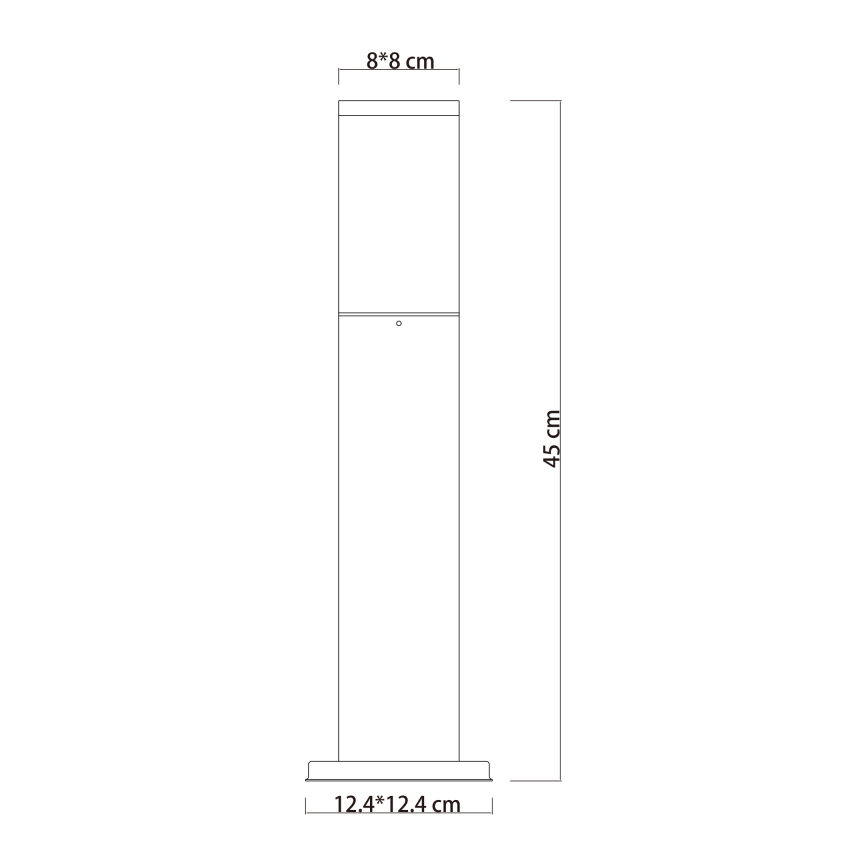 Globo - Outdoor lamp 1xE27/15W/230V 45 cm IP44