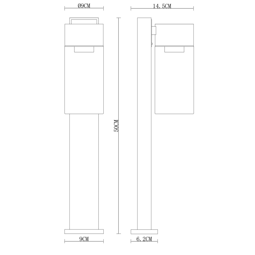 Globo - Outdoor lamp 1xE27/40W/230V 50 cm IP44