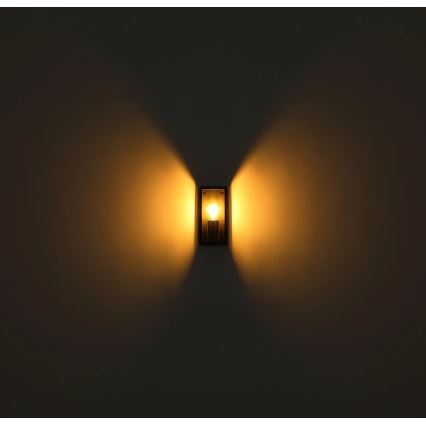 Globo - Outdoor wall light 1xE27/60W/230V IP44 black