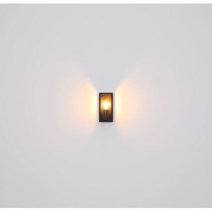 Globo - Outdoor wall light 1xE27/60W/230V IP44 black