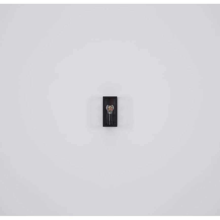 Globo - Outdoor wall light 1xE27/60W/230V IP44 black