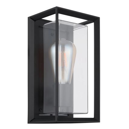 Globo - Outdoor wall light 1xE27/60W/230V IP44 black