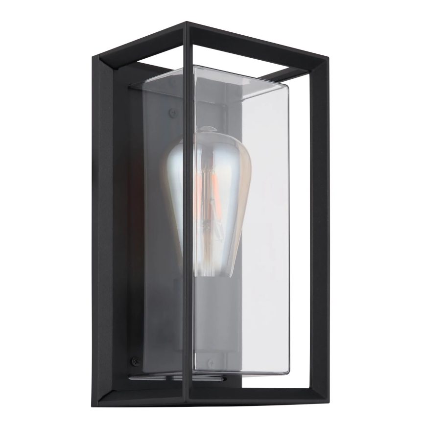 Globo - Outdoor wall light 1xE27/60W/230V IP44 black