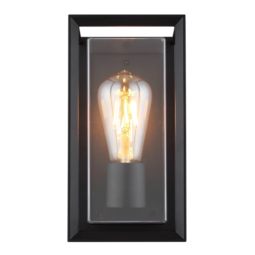 Globo - Outdoor wall light 1xE27/60W/230V IP44 black