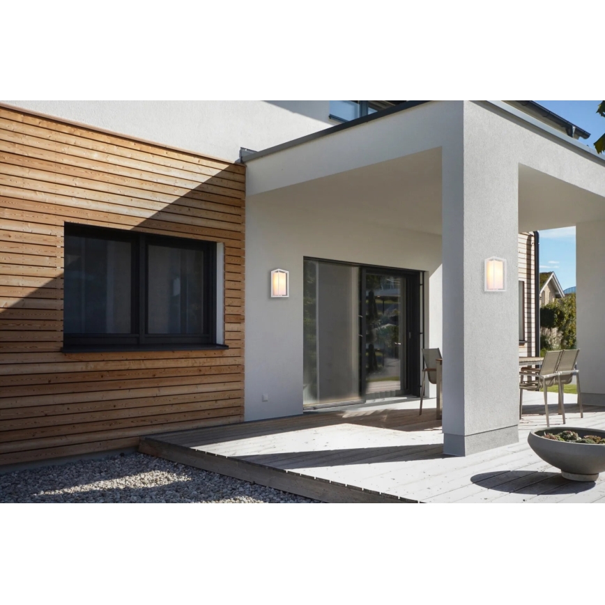 Globo - Outdoor wall light 1xE27/60W/230V IP44 white