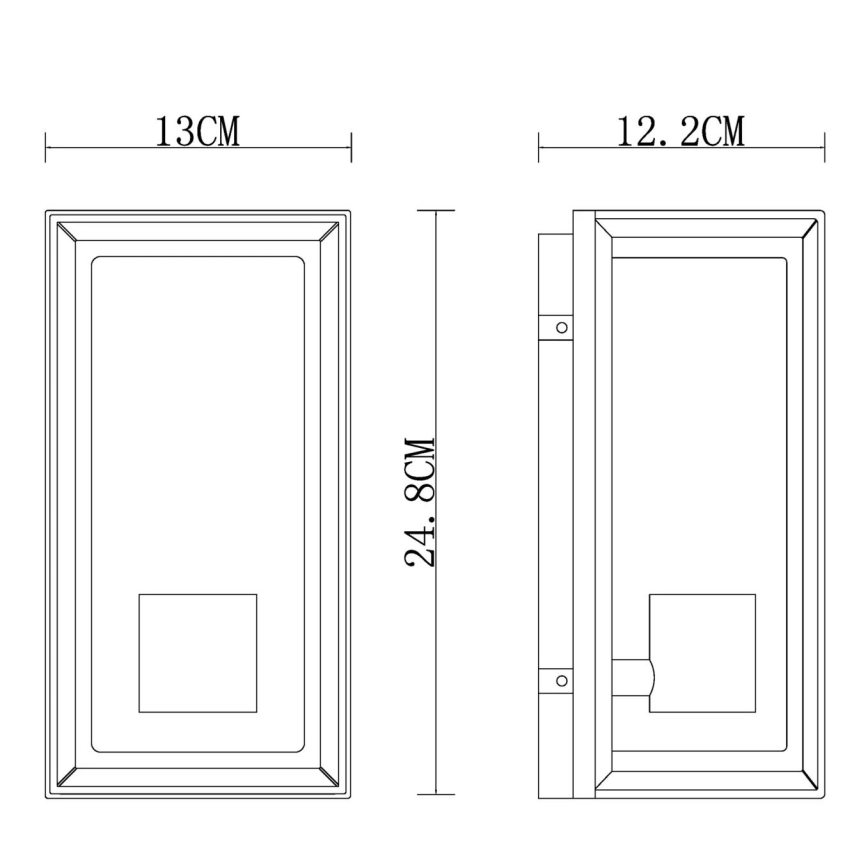 Globo - Outdoor wall light 1xE27/60W/230V IP44 white