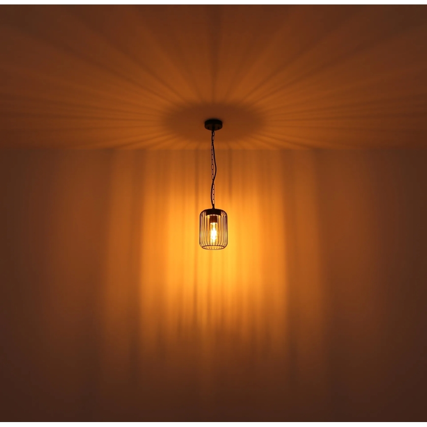 Globo - Outdoor chain-hung pendant light 1xE27/15W/230V