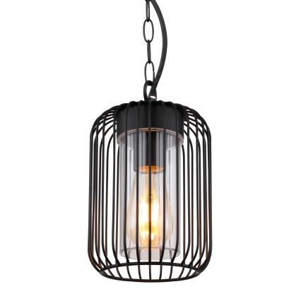 Globo - Outdoor chain-hung pendant light 1xE27/15W/230V