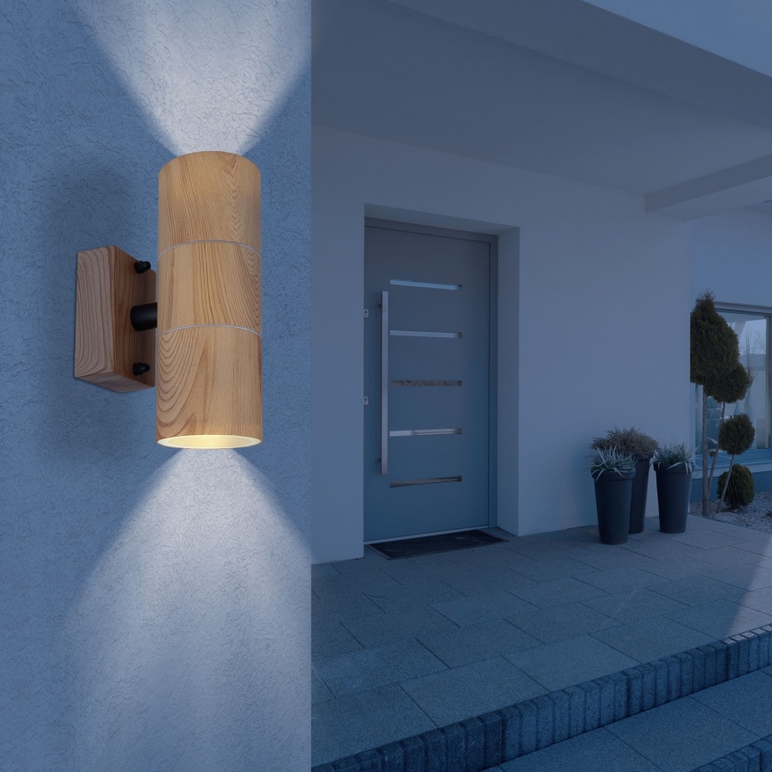 Globo - Outdoor wall light 2xGU10/35W/230V IP44