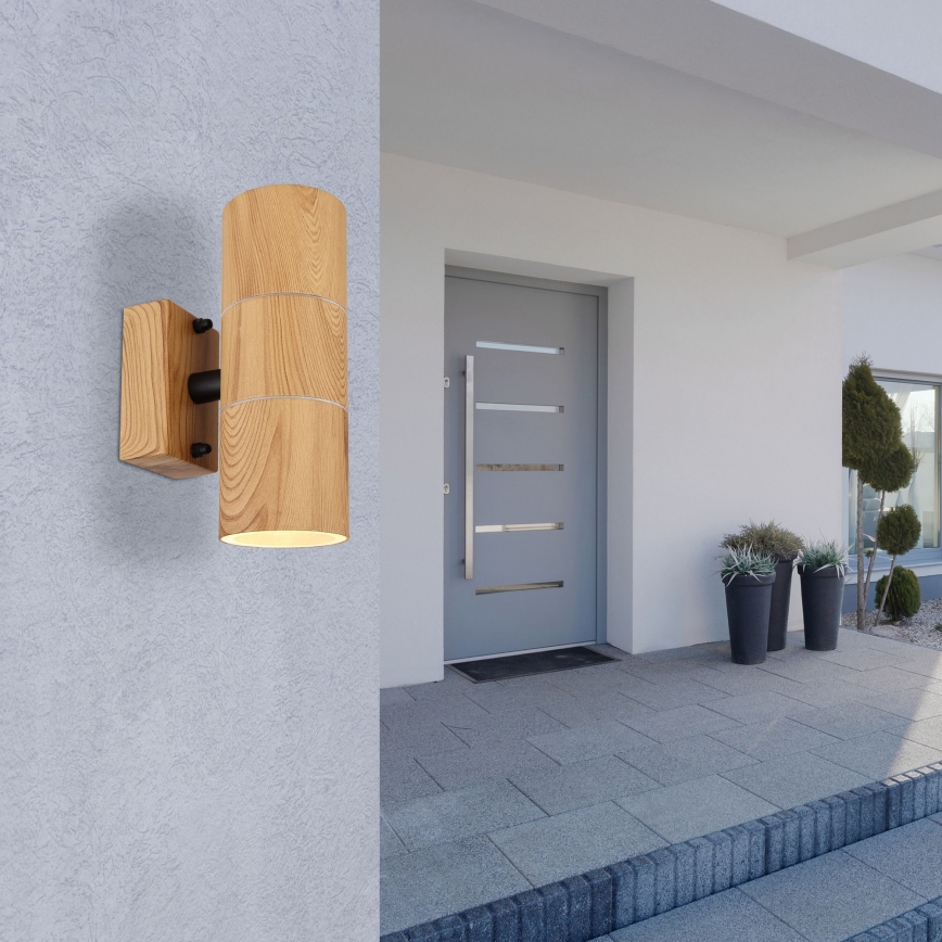 Globo - Outdoor wall light 2xGU10/35W/230V IP44