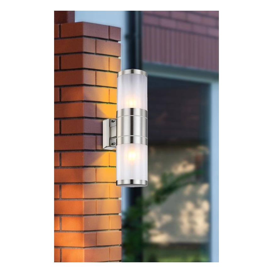 Globo - Outdoor wall light 2xE27/60W/230V
