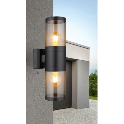 Globo - Outdoor wall light 2xE27/60W/230V IP44