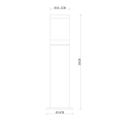 Globo - Outdoor lamp 1xE27/60W/230V 50 cm IP44