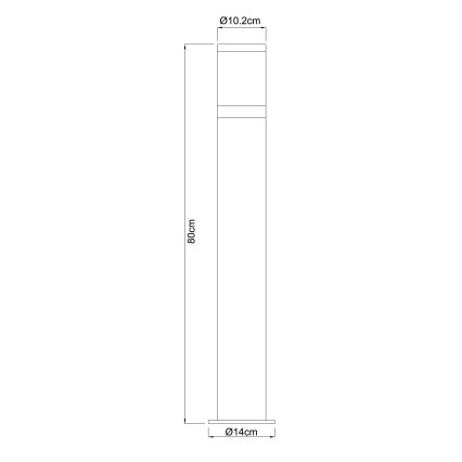 Globo - Outdoor lamp 1xE27/60W/230V IP44