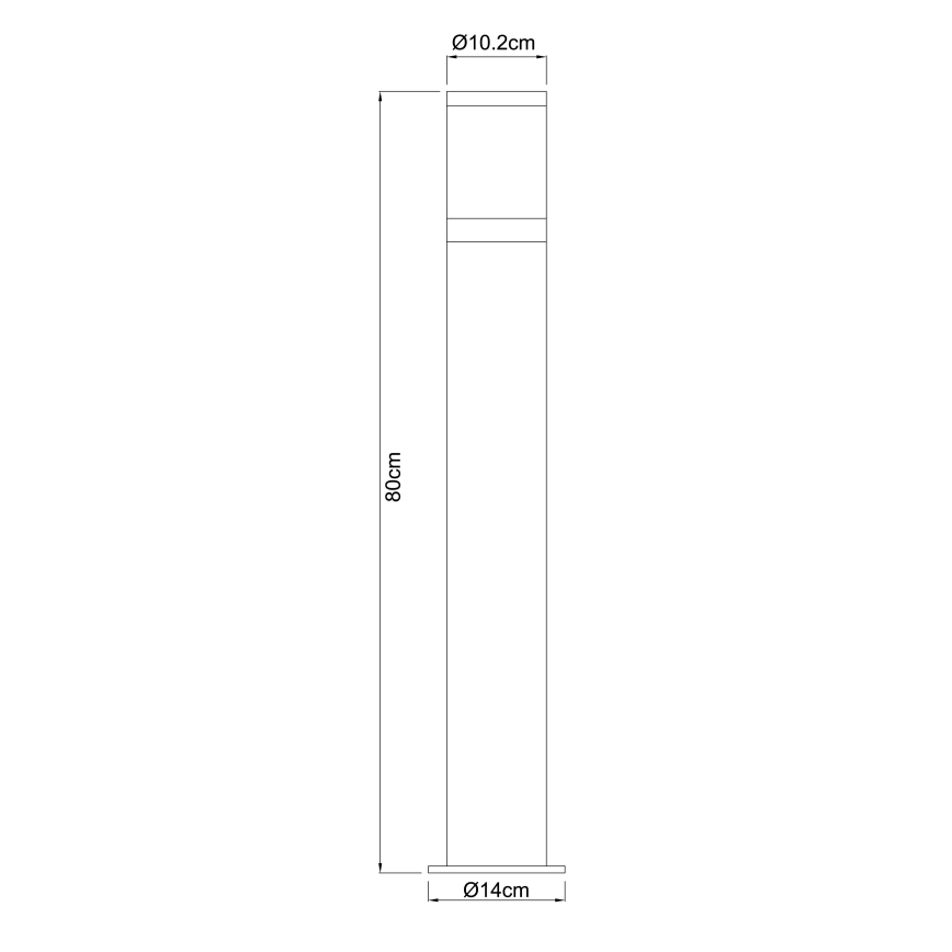 Globo - Outdoor lamp 1xE27/60W/230V IP44