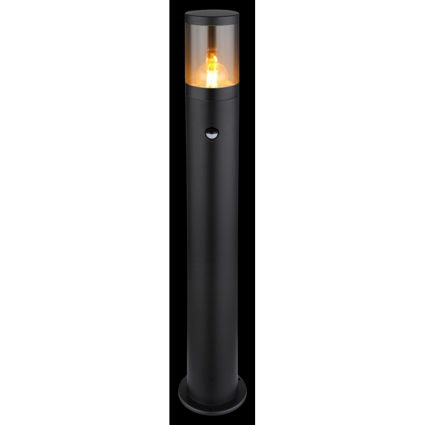Globo - Outdoor lamp with sensor 1xE27/60W/230V 80 cm IP44