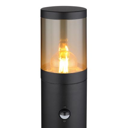 Globo - Outdoor lamp with sensor 1xE27/60W/230V 80 cm IP44