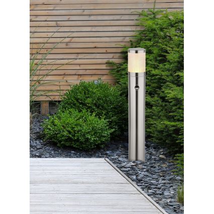 Globo - Outdoor lamp with sensor 1xE27/60W/230V 80 cm